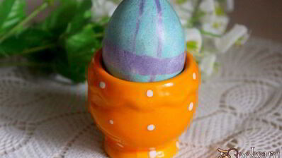 пасхальные яйца, способ окрашивания