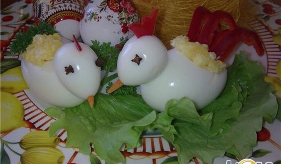 Рецепт пасхальных яиц