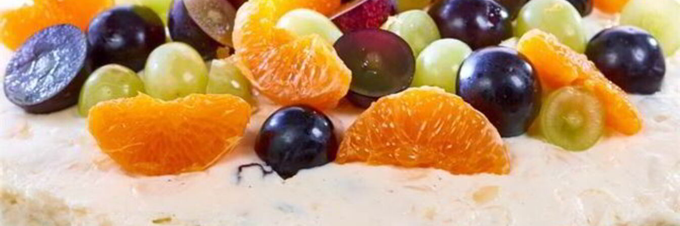 Творожная пасха с фруктами