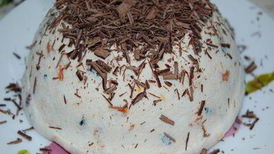 творожная пасха с сухофруктами