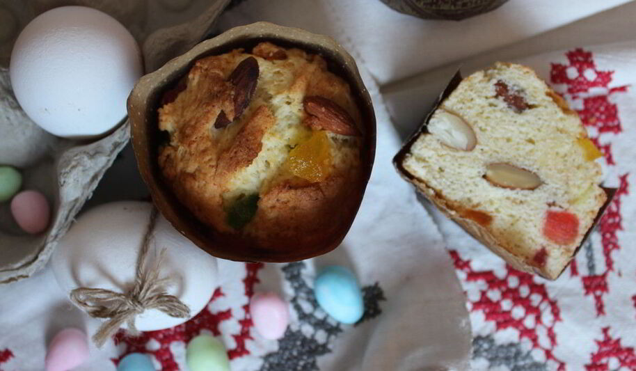 Рецепт творожного бездрожжевого кулича