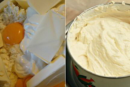 Заварная творожная пасха