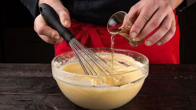 желтковый кулич с ромом