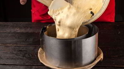 желтковый кулич с ромом