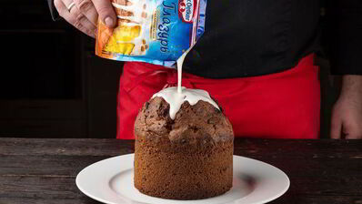 желтковый кулич с ромом