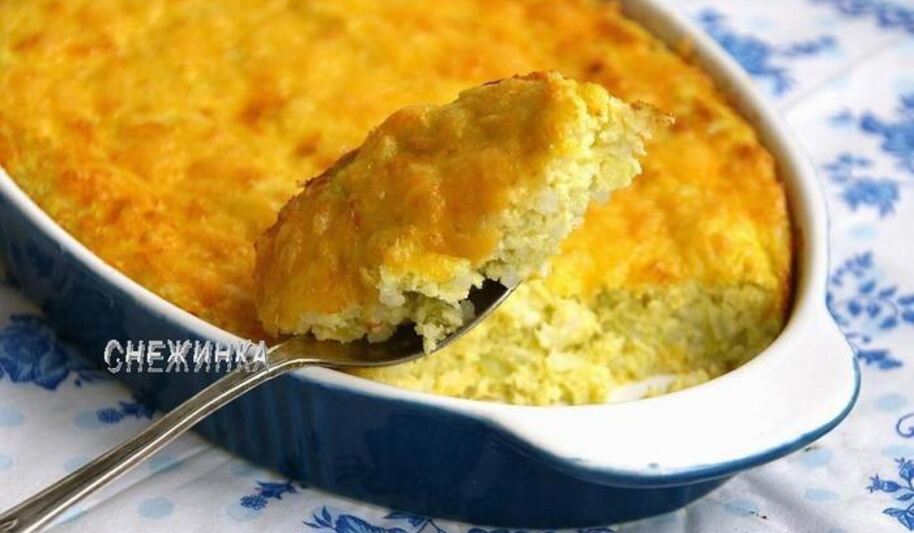 Рецепт пудинга из цветной капусты