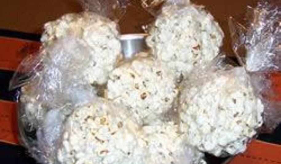 Рецепт шариков из попкорна