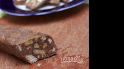 шоколадная колбаска