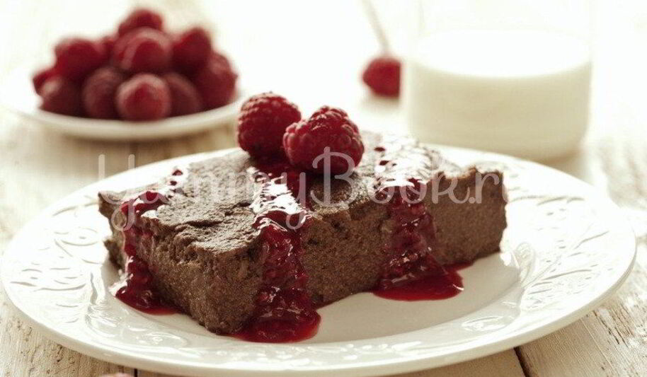 Рецепт шоколадного десерта из манной крупы