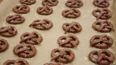 шоколадные крендельки