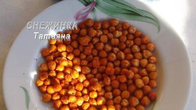 соленый попкорн из нута