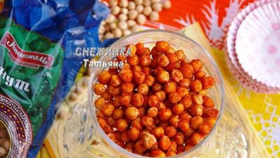 соленый попкорн из нута