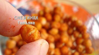 соленый попкорн из нута