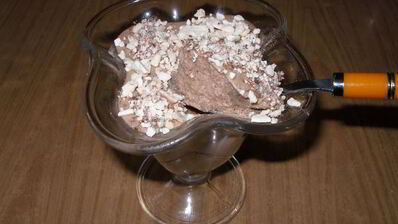 десерт шоколадный крем суфле