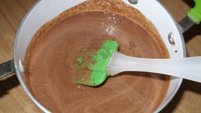 десерт шоколадный крем суфле