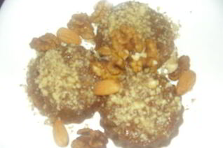 Кофейное суфле с шоколадом и орехом