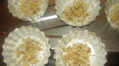 кофейное суфле с шоколадом и орехом