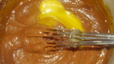 кофейное суфле с шоколадом и орехом