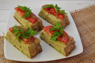 Суфле из кабачков и белых грибов