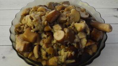 суфле из кабачков и белых грибов