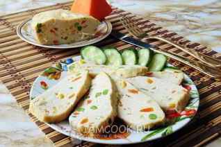 Суфле из курицы с овощами