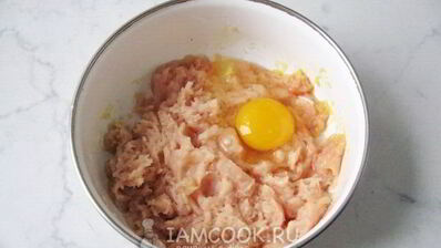 суфле из курицы с овощами