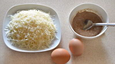 суфле из запеченного баклажана с перцем и отрубями