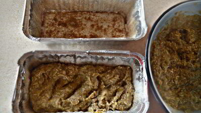 суфле из запеченного баклажана с перцем и отрубями