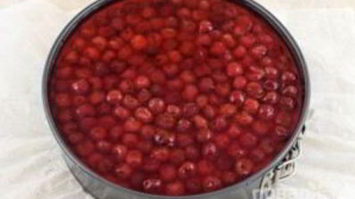 торт-суфле с вишней