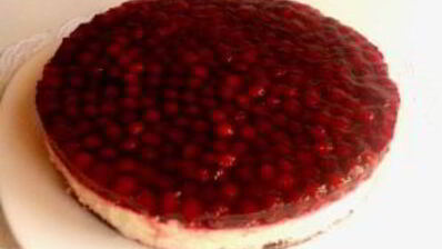 торт-суфле с вишней