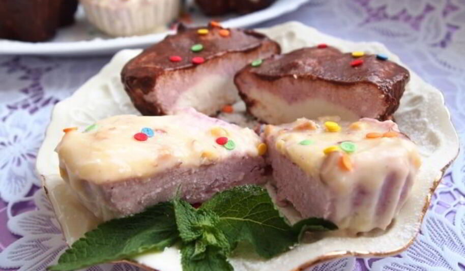 Рецепт творожно-малинового суфле