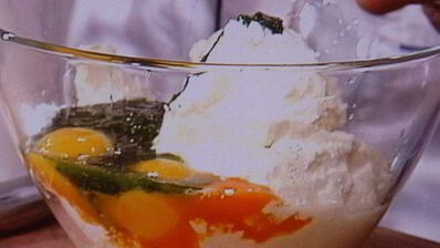 базиликовый тирамису с клубникой