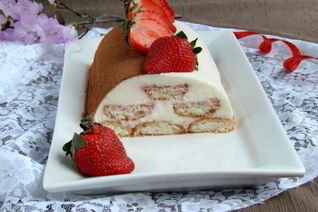 Клубничное тирамису с маскарпоне