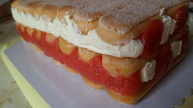 клубничный тирамису