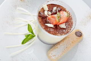 Клюквенный тирамису