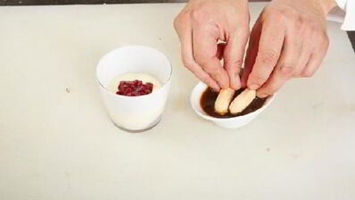 клюквенный тирамису