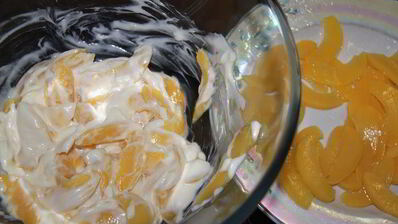 персиковый тирамису