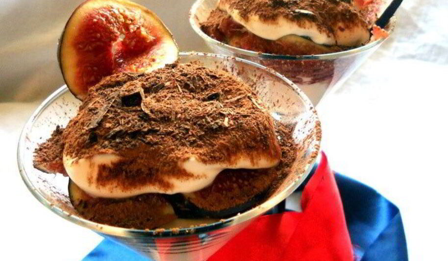 Рецепт тирамису с инжиром