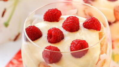 тирамису с малиной