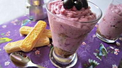 тирамису сиреневый туман