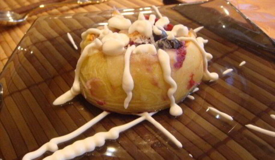 Рецепт яблок, запеченных с начинкой