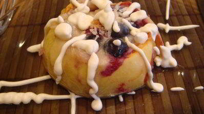 яблоки, запеченные с начинкой