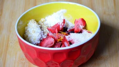 ягодный крамбл