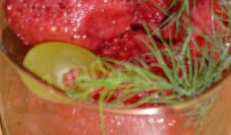 Рецепт замороженного ягодного десерта