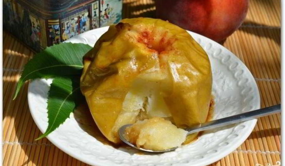Рецепт запеченных яблок с кедровыми орешками