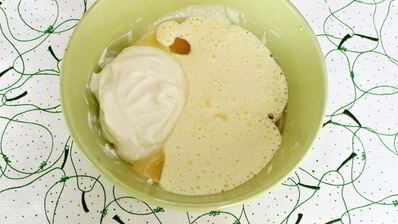 желе со сметаной слоями