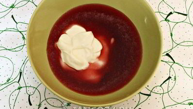 желе со сметаной слоями