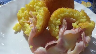 аранчини с прошутто