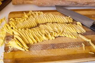 Домашняя лапша из кукурузной муки