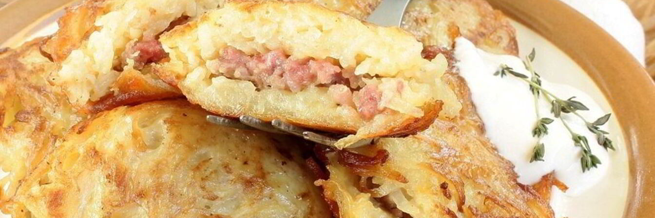 Драники картофельные с мясом